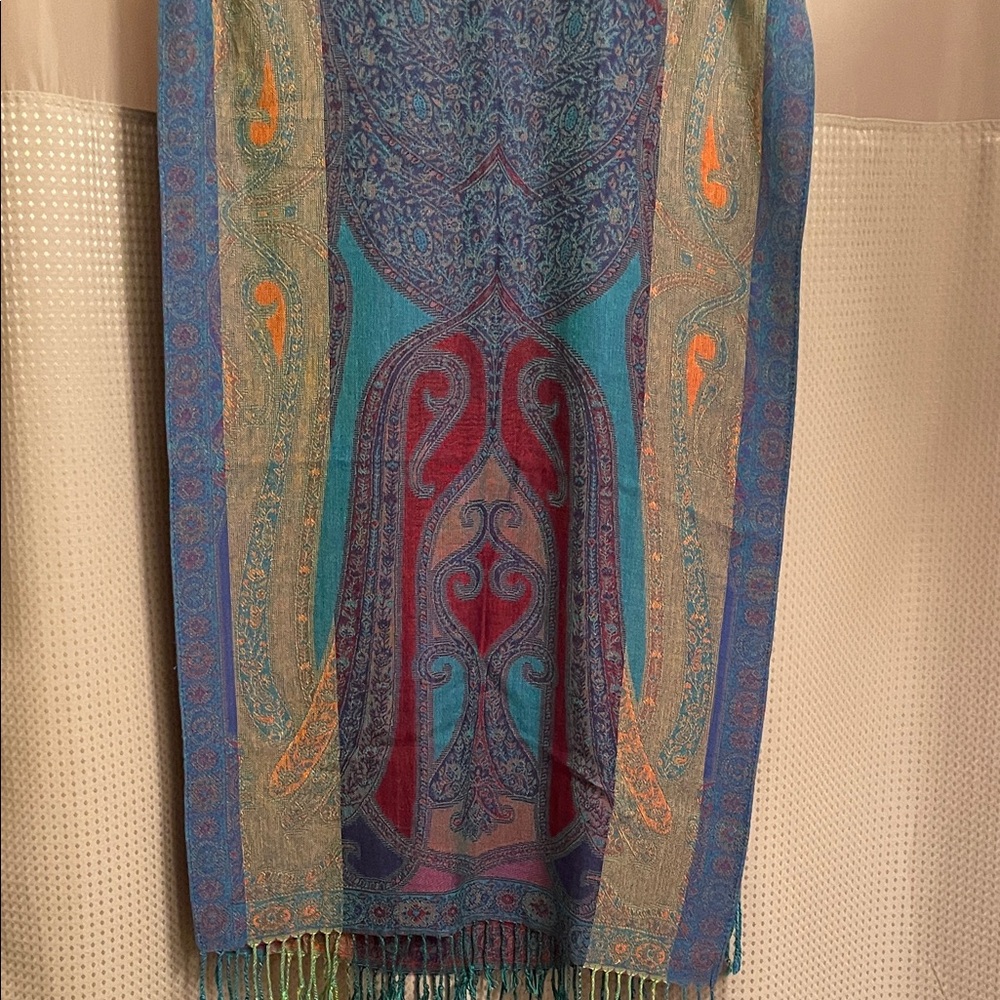 Colorful Paisley Scarf